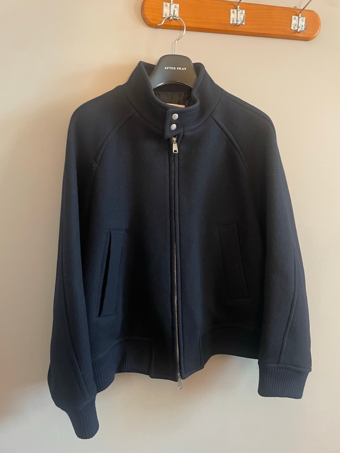 애프터프레이 리가즈 해링턴 자켓 네이비 M 상품이미지4