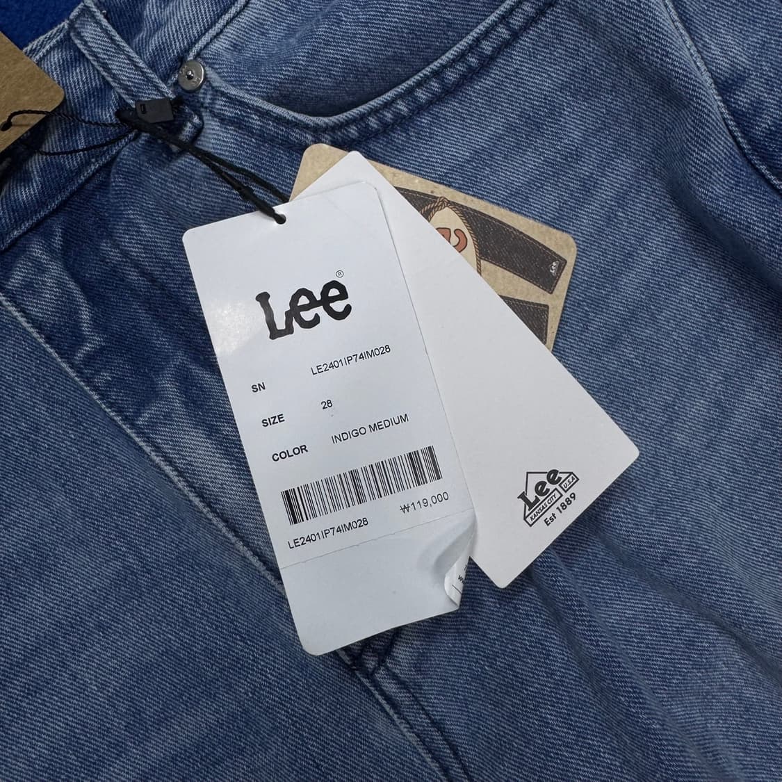 Lee 중청 데님팬츠 상품이미지4