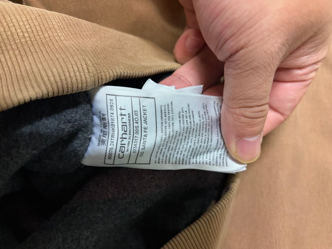 칼하트 wip 산타페 og 해밀턴브라운/토바코 L 상품이미지8