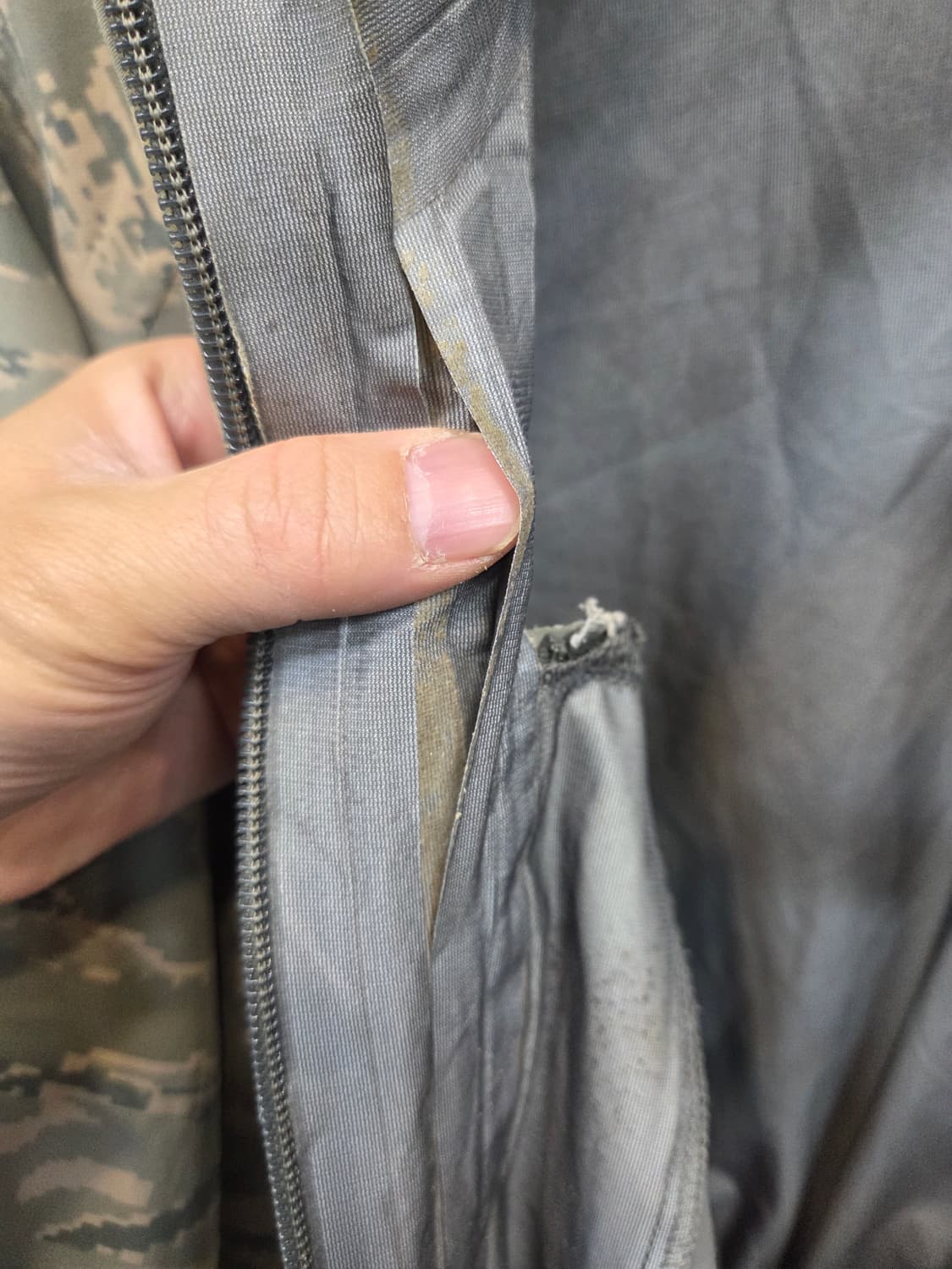 밀리터리 공군 에어포스 타이거 카모 고어텍스 후드자켓 L 레귤러  상품이미지9