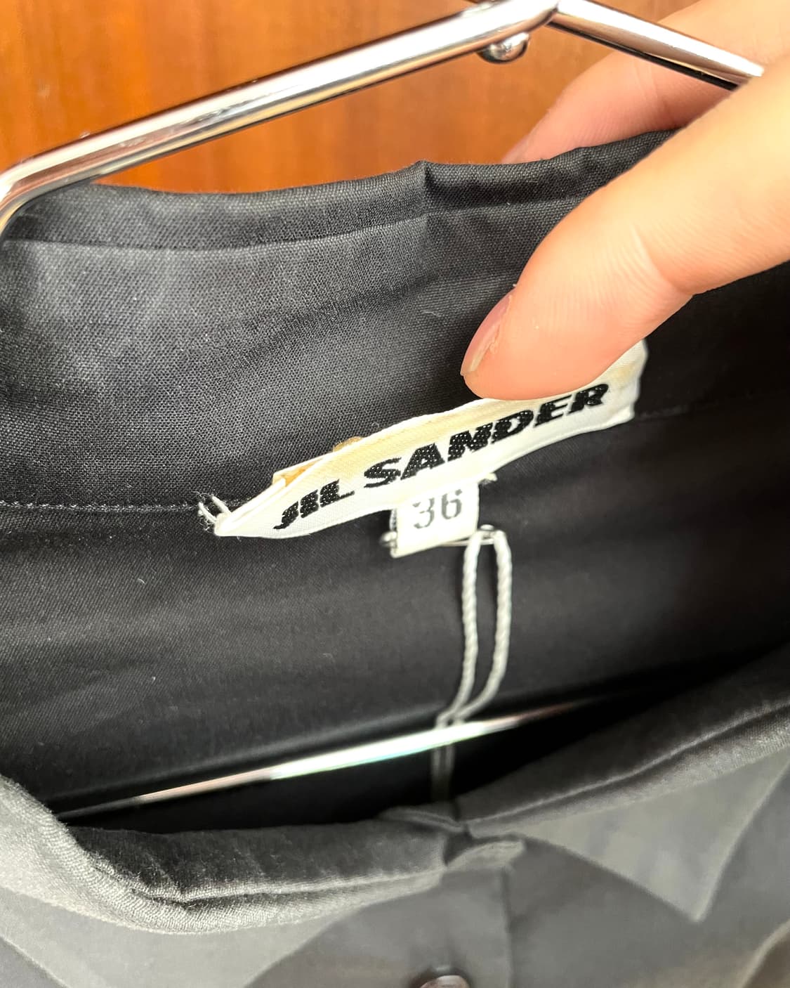 [36] 질샌더 블랙 셔츠 상품이미지6