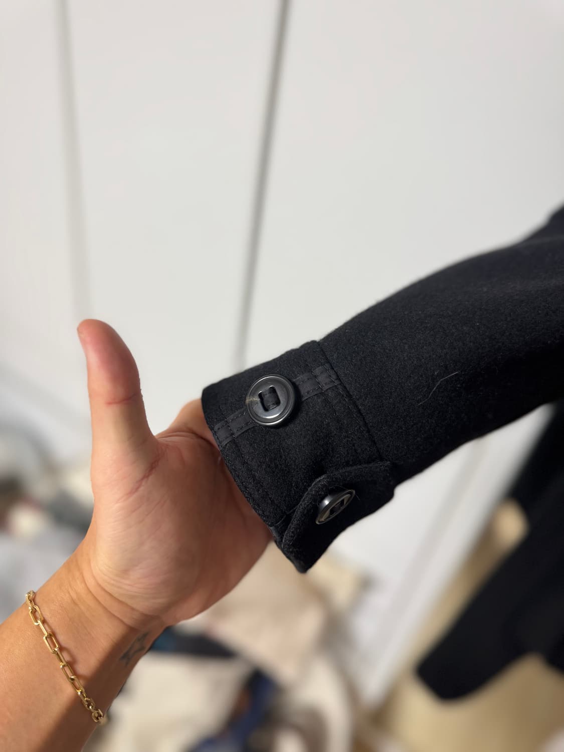 이스트로그 ECW 울 후드 코트 상품이미지3