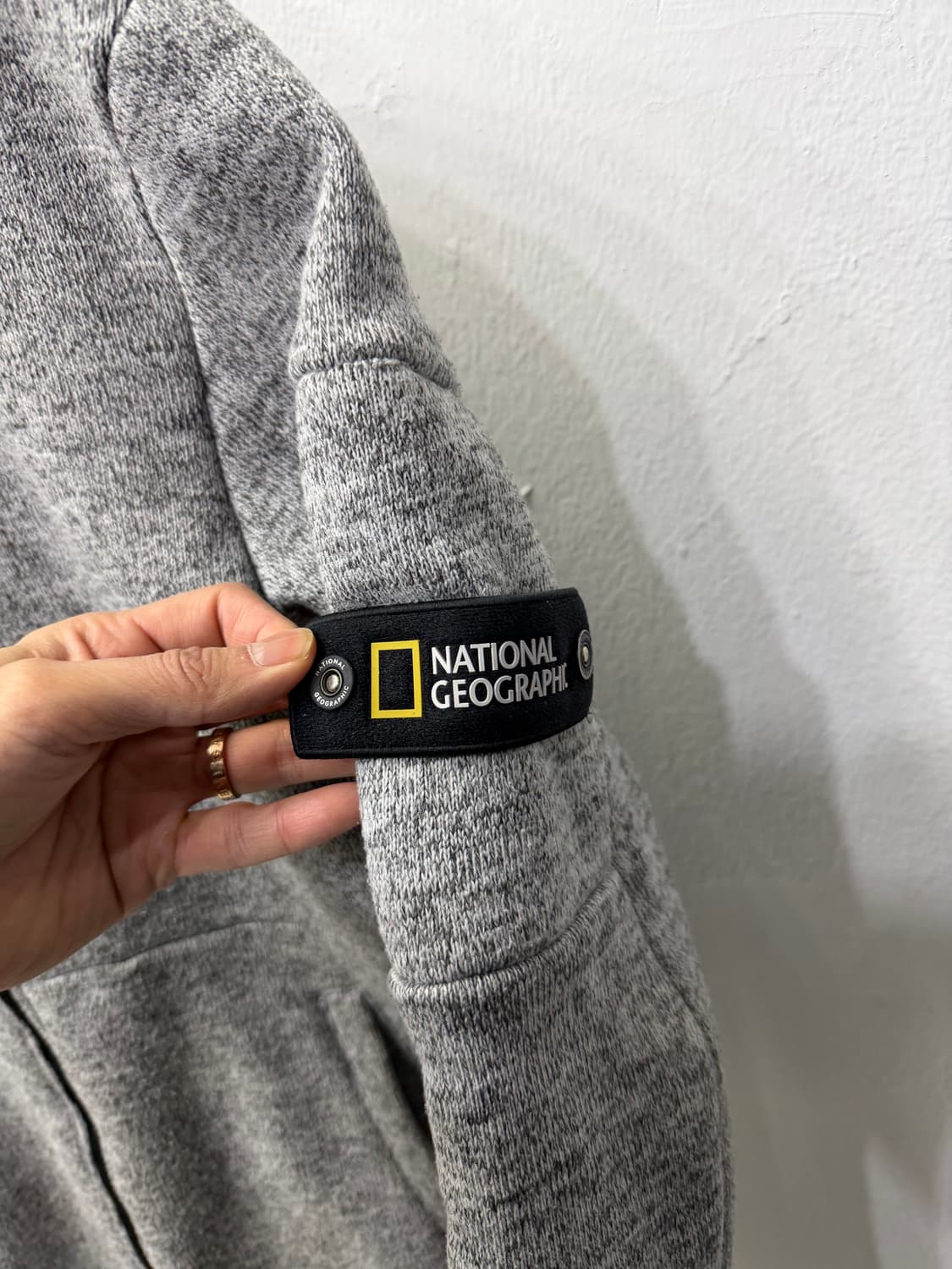 정품) 내셔널지오그래픽 니트 풀집업 자켓 XL 상품이미지3