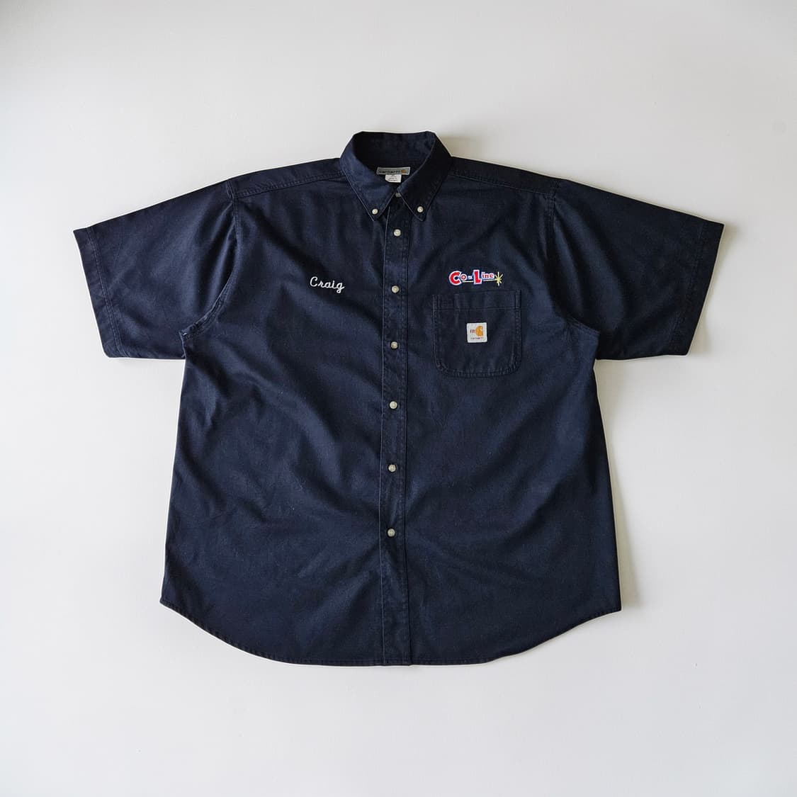 칼하트 면 오버핏 긴팔셔츠 XL 상품이미지1