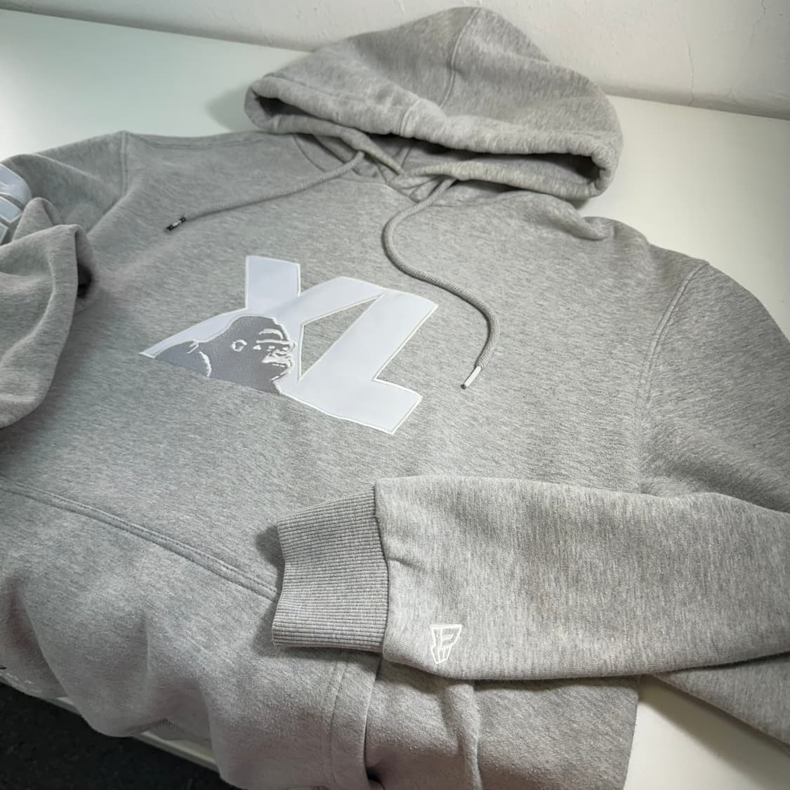 L 뉴에라 X 엑스라지 클리퍼스 그레이 백로고 후드티 상품이미지2