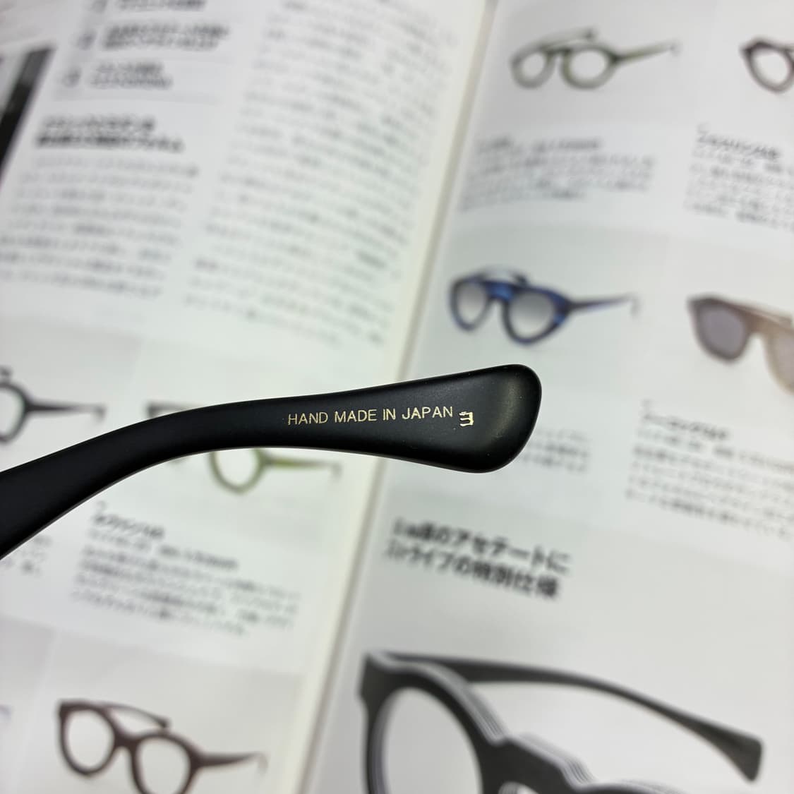 角矢甚治郎作 카도야 진지로 사쿠 무광 블랙 셀룰로이드 일본 장인 안경 상품이미지5