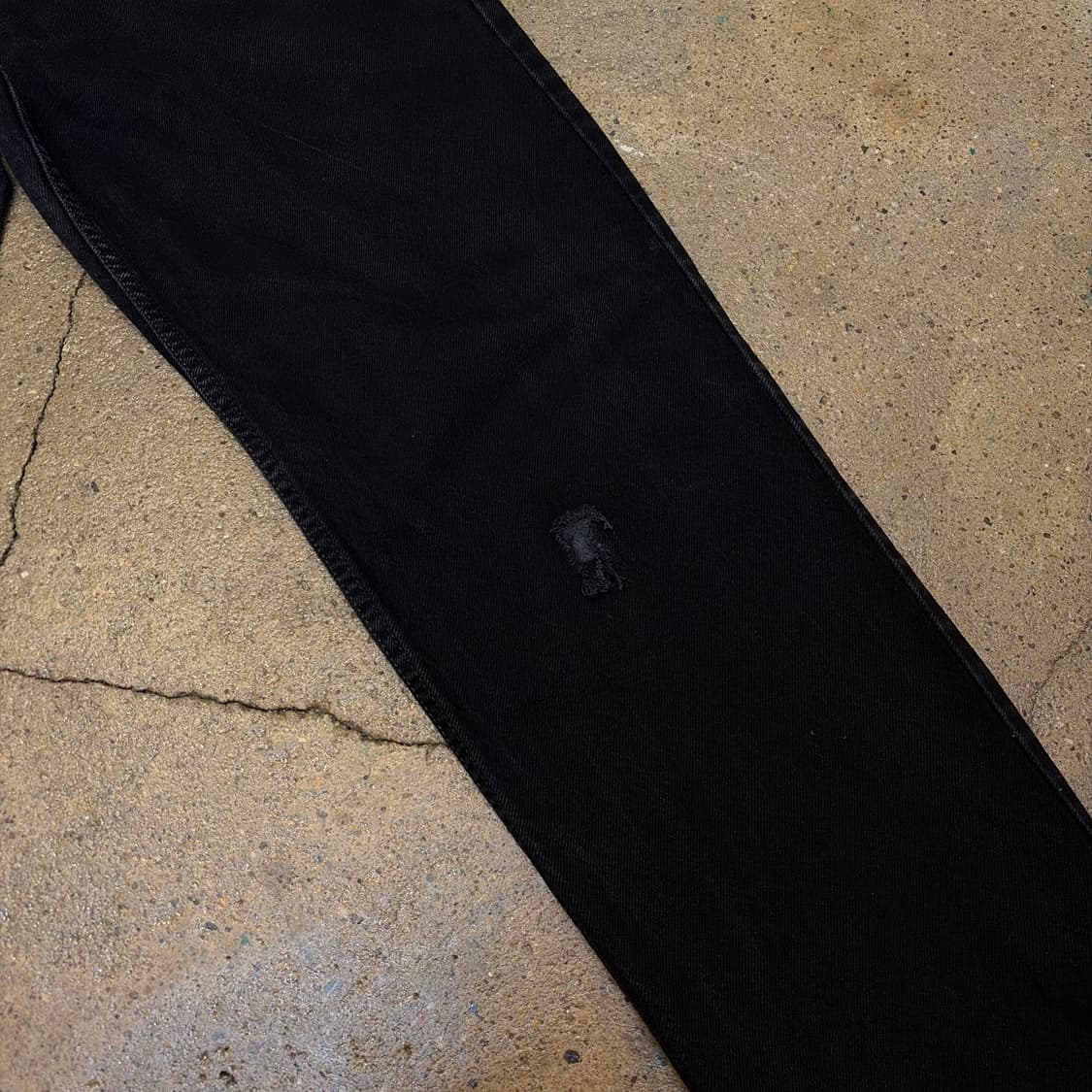 USA 빈티지 리바이스 550 블랙진 청바지 상품이미지4