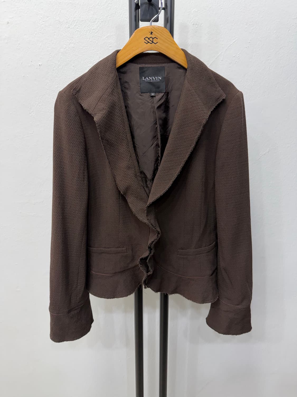 정품) LANVIN 랑방 브라운 자켓 40사이즈  상품이미지1