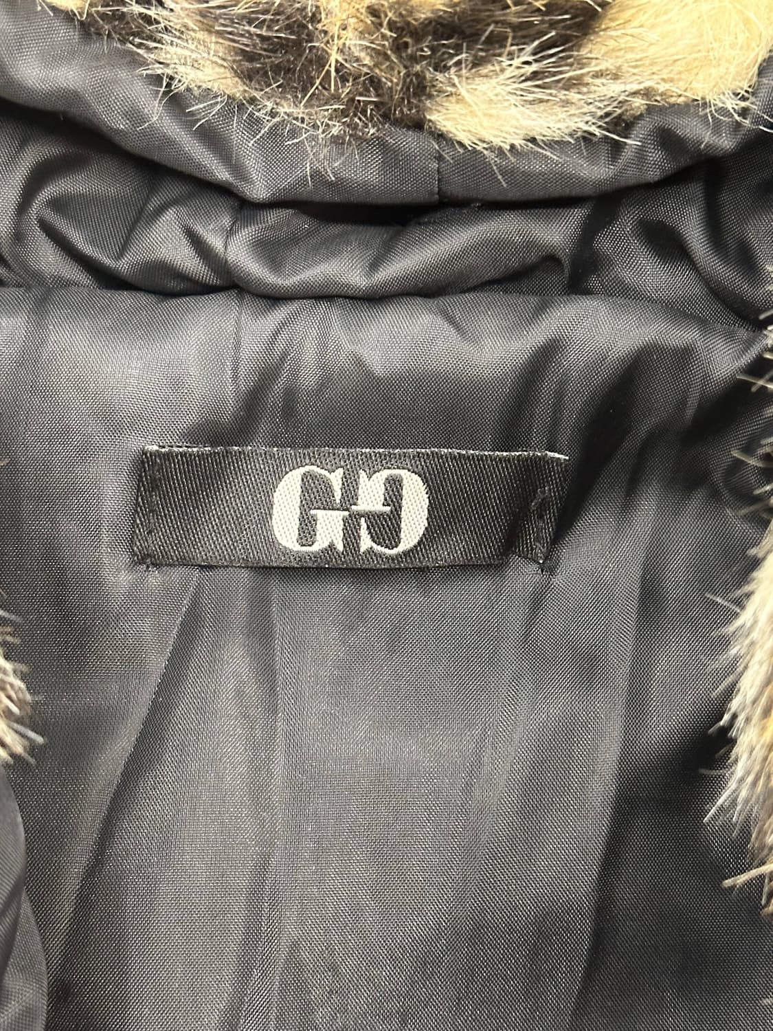 OS)재패니즈 빈티지 레오파드 퍼 후드 베스트 상품이미지3