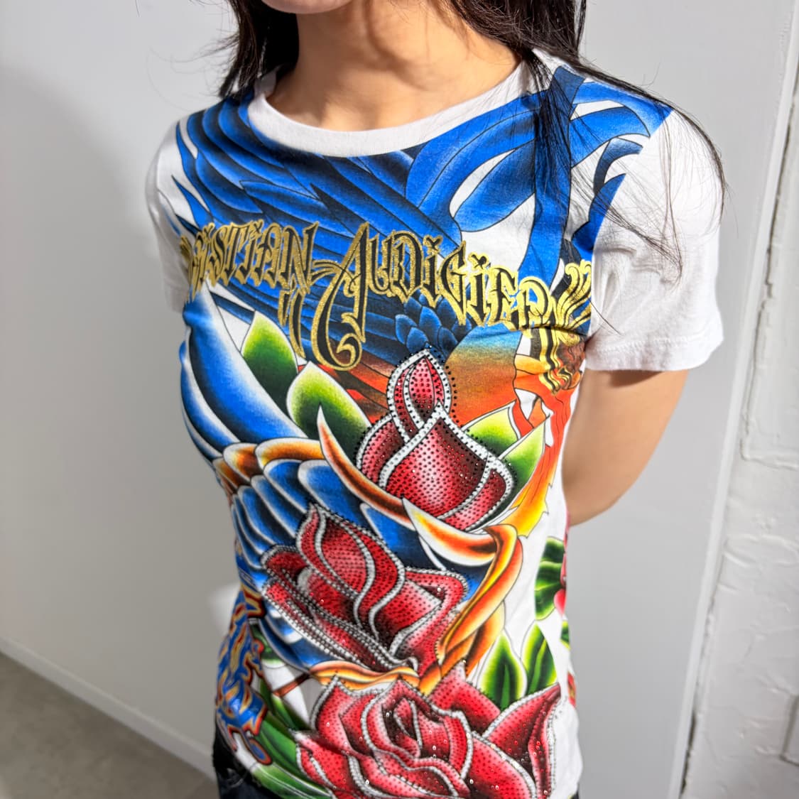 christian Audigier 에드하디 비즈 반팔 티셔츠 상품이미지3