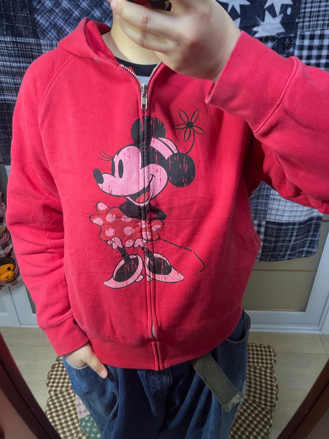 도쿄 디즈니 미니마우스 후드집업 상품이미지3