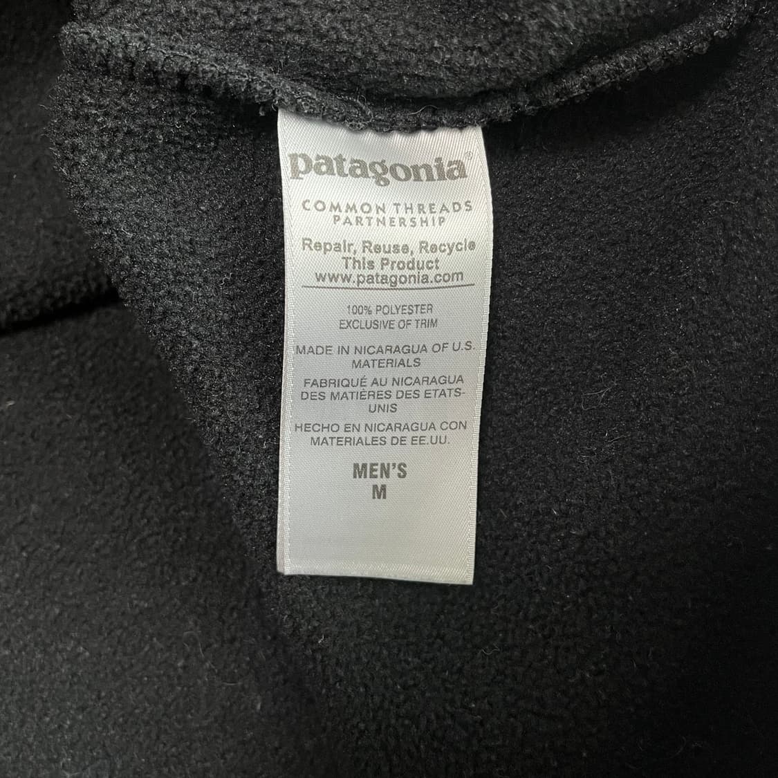 파타고니아 신칠라 블랙 포지그레이 상품이미지4