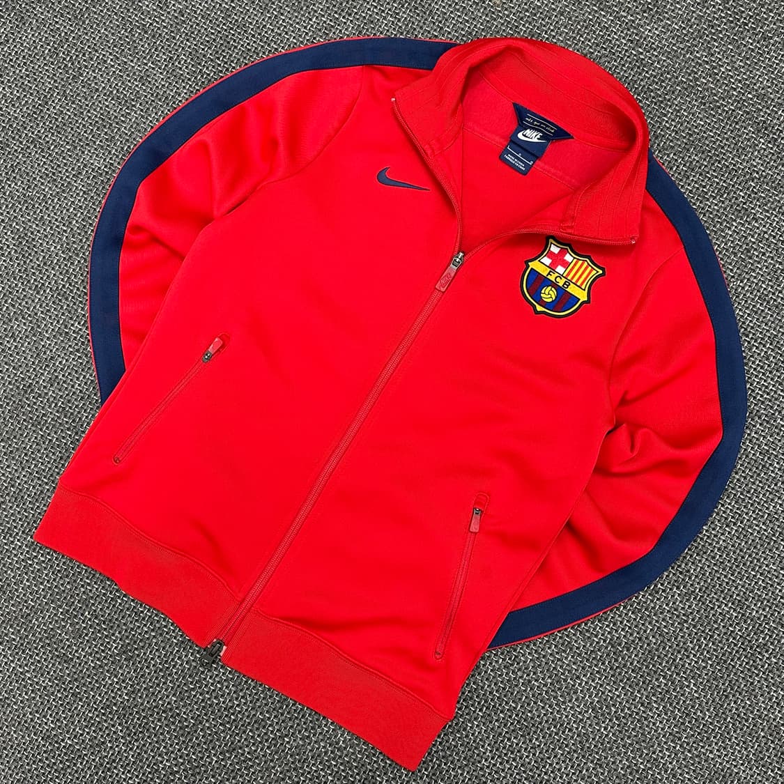 나이키 00s 올드스쿨 바르셀로나 빈티지 져지 우먼L(XS) 상품이미지3