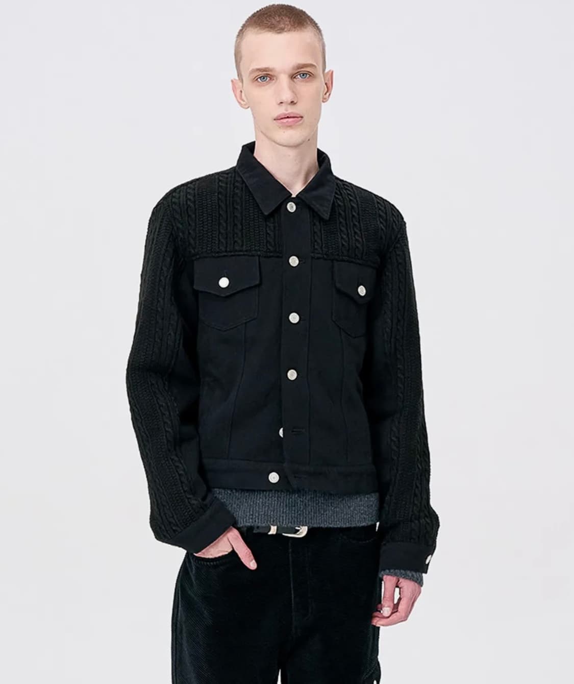 (M) 애니타임로릭 믹스 트러커 자켓 상품이미지1