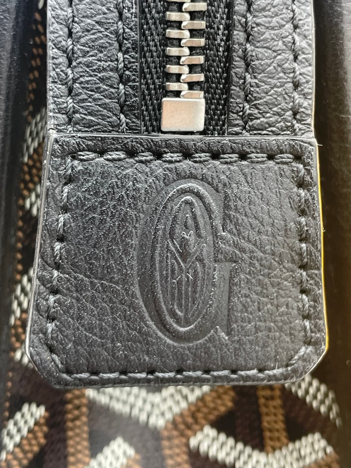 [ 새상품급 / 키링포함 ] 고야드 쥬방스 토일렛백 MM 클러치백 블랙 상품이미지5