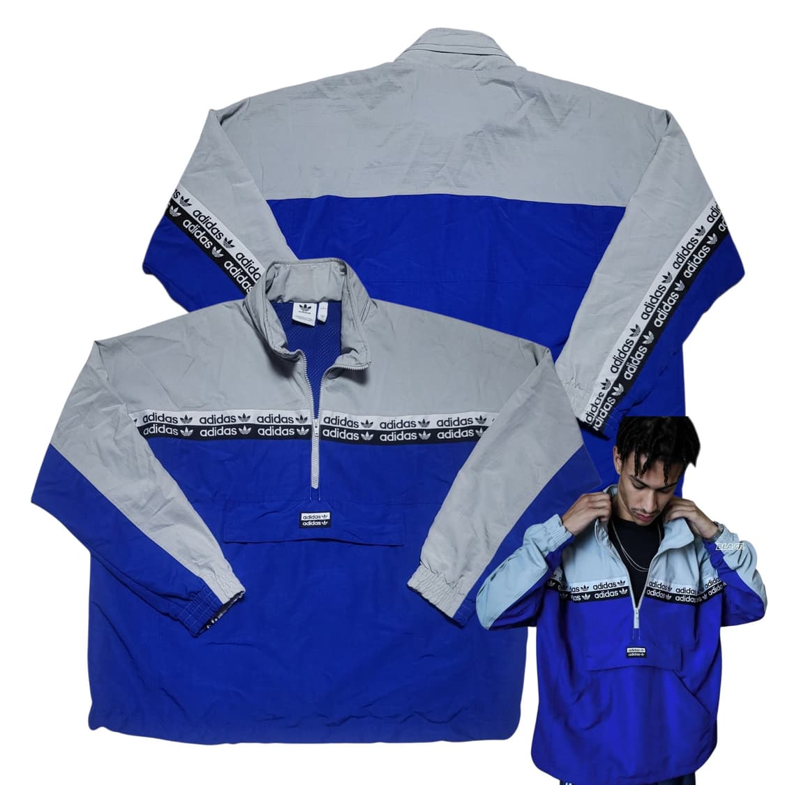 (M) adidas RYV 아디다스 아노락 바람막이 아디다스 바람막이 상품이미지1