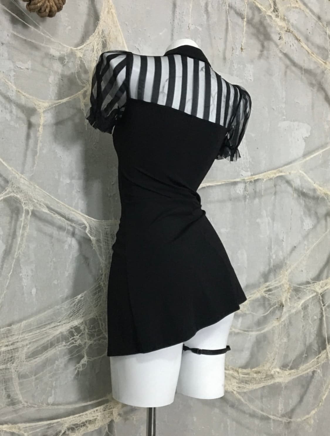Punk Rave Neck Detail Onepiece 상품이미지4