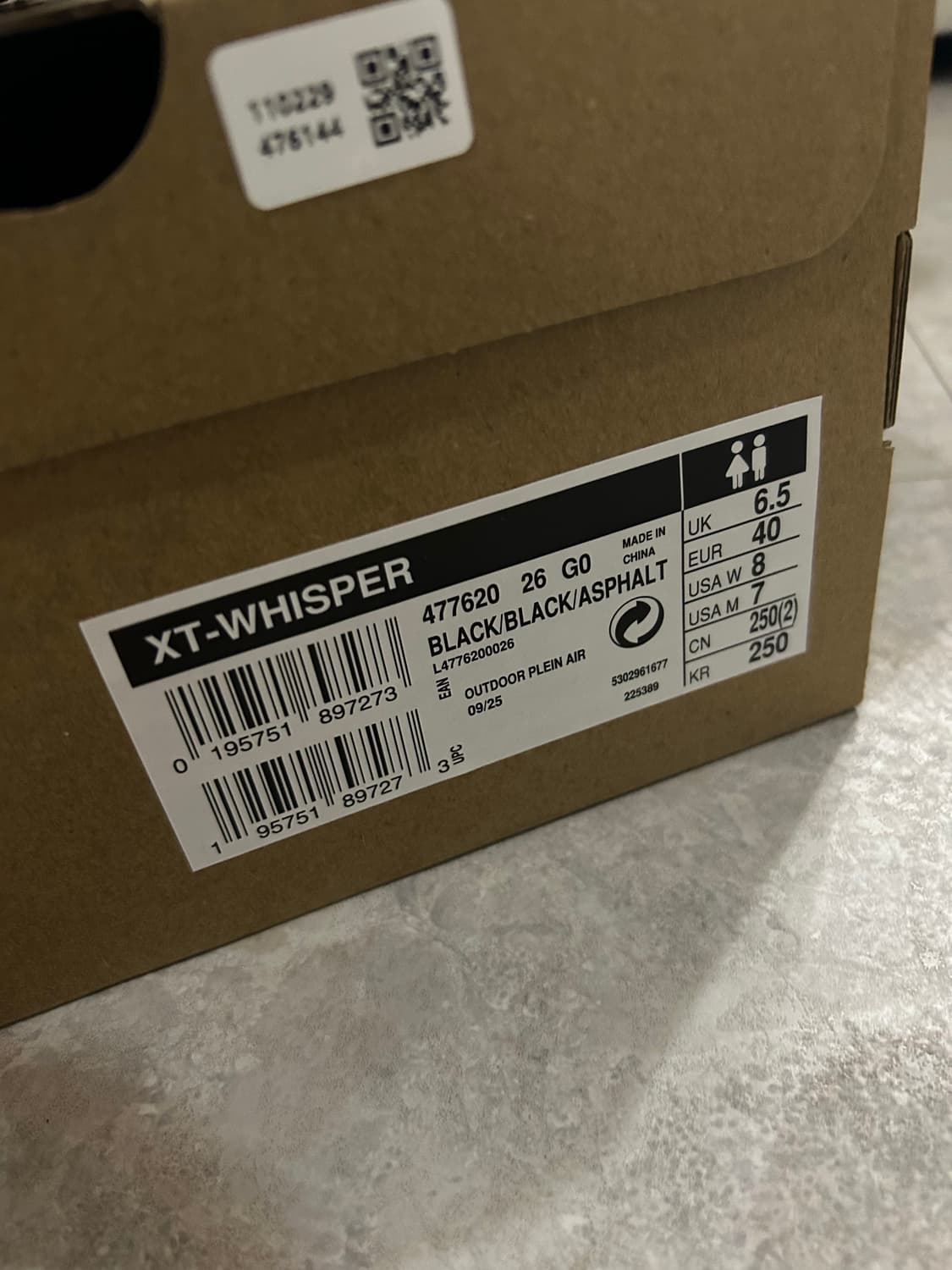 살로몬 XT-위스퍼 블랙 아스팔트 상품이미지6