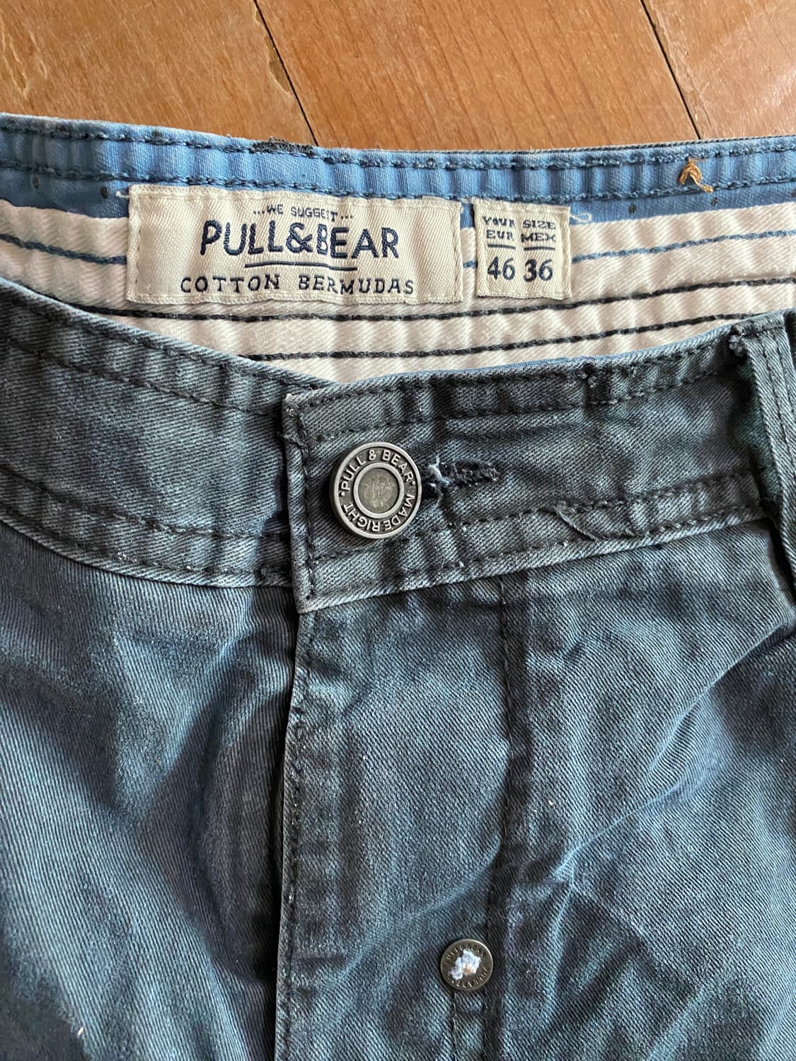 풀앤베어 코튼 버뮤다 반바지 36 (34) 상품이미지2