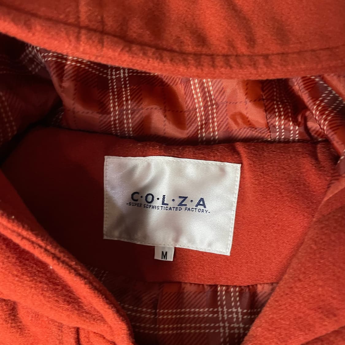 COLZA 오렌지 떡볶이 더플 코트 M 상품이미지4
