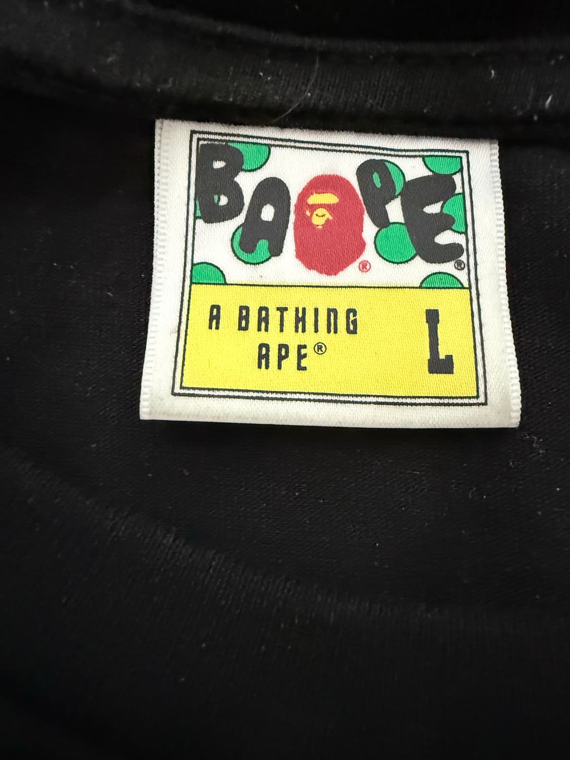 베이프 반팔티 L사이즈 상품이미지2