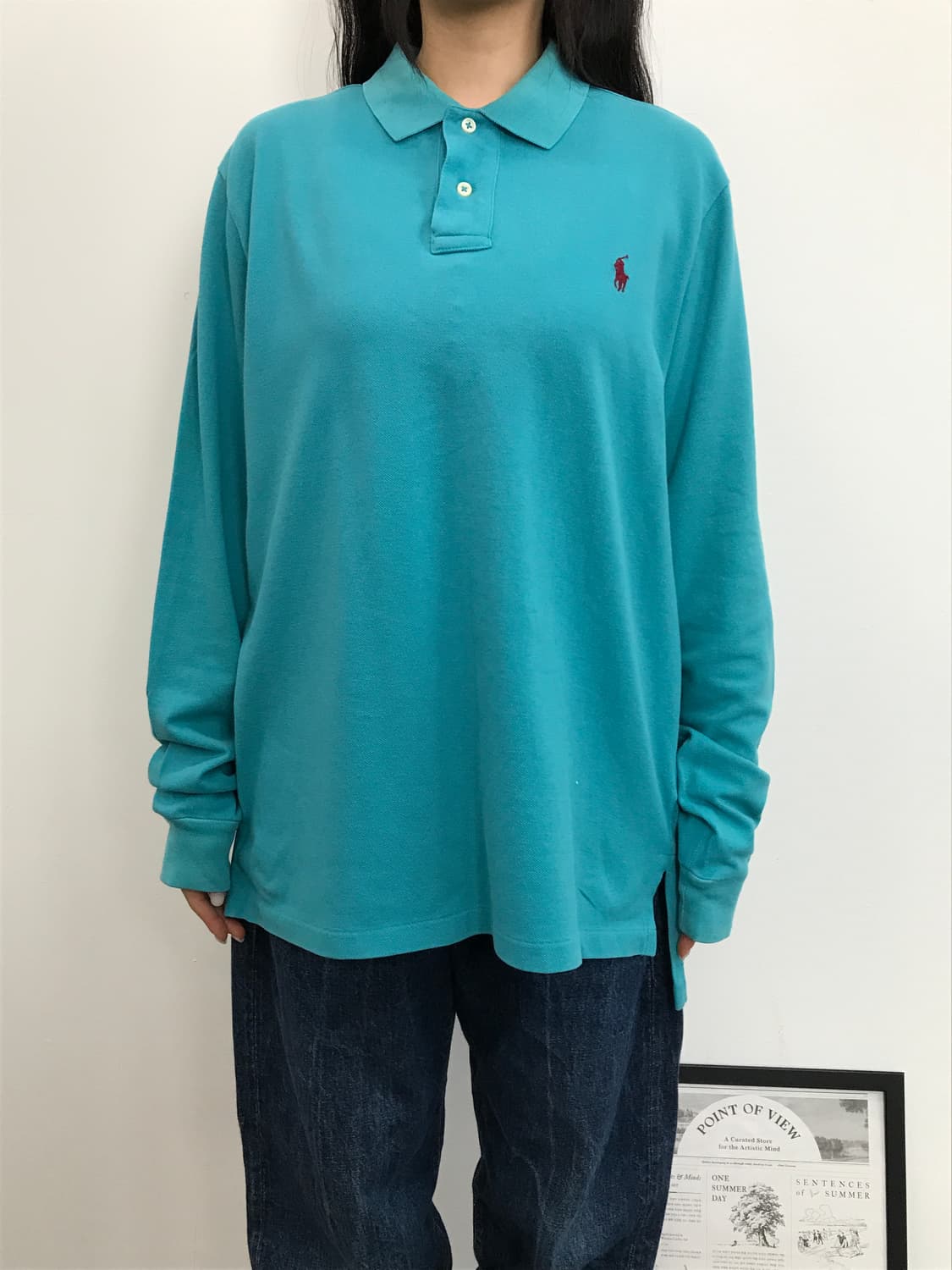 Polo Long Sleeve MInt Polo 상품이미지2