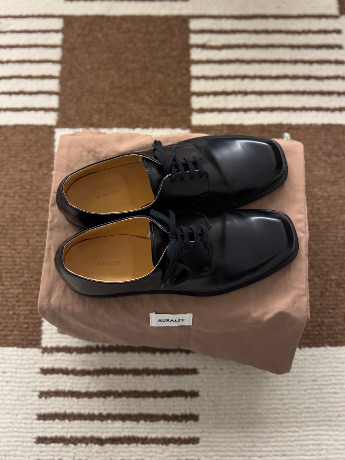 오라리 auralee x 풋더코쳐 레더 슈즈 상품이미지3