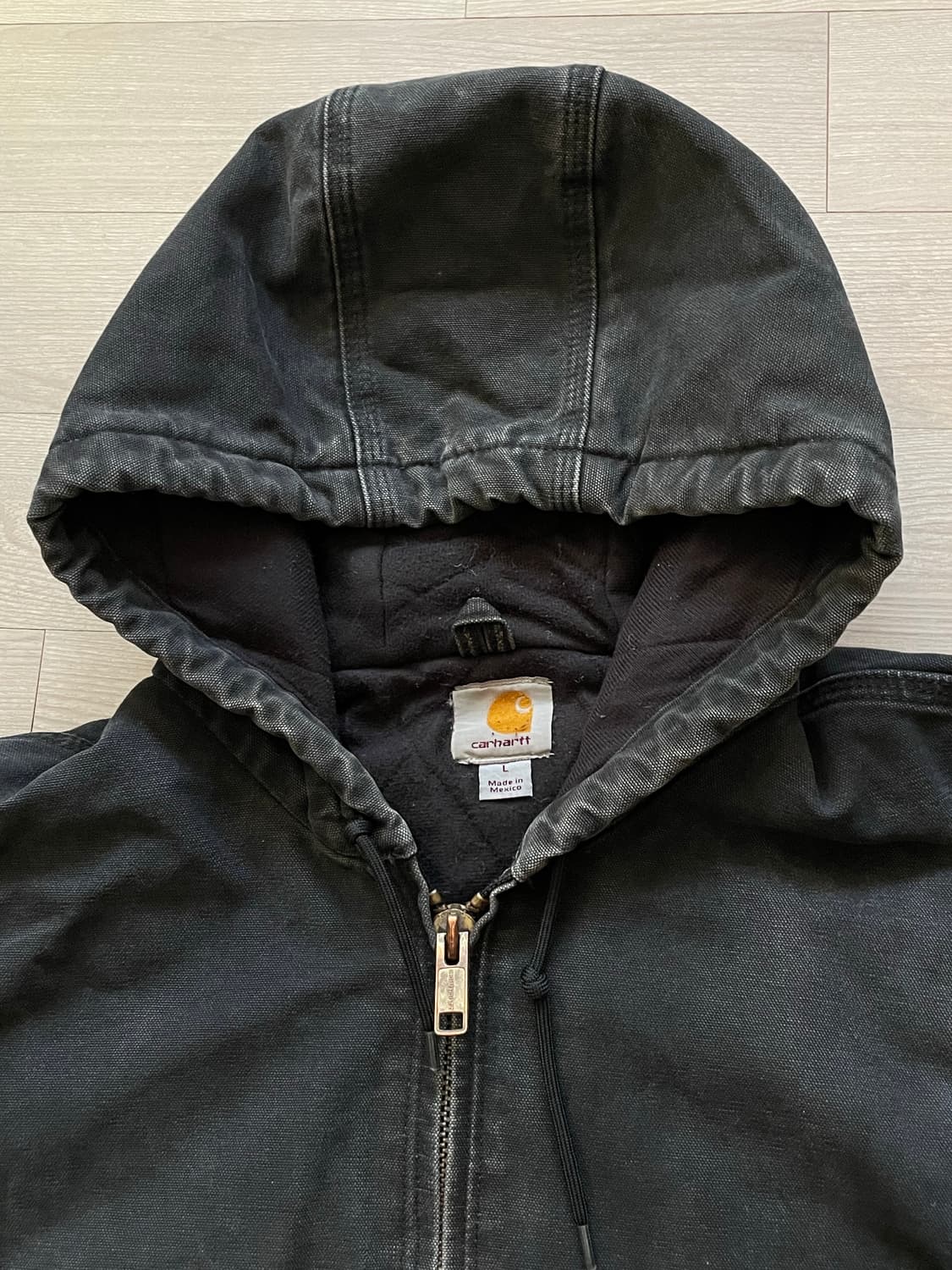 칼하트 j130 BLK 블랙 액티브 자켓 샌드스톤 carhartt 상품이미지3