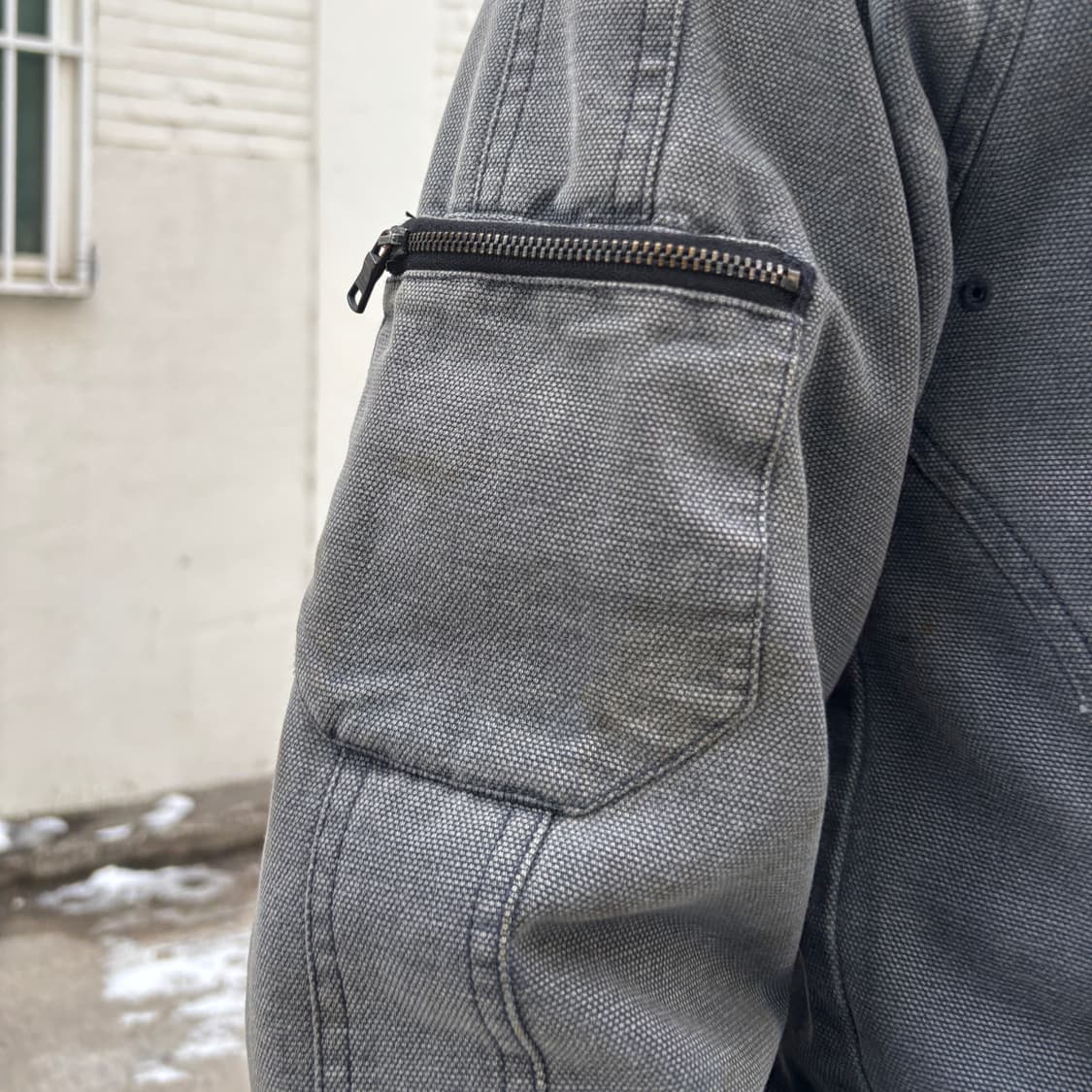 00's 아르마니 익스체인지 코튼 봄버 자켓 상품이미지2