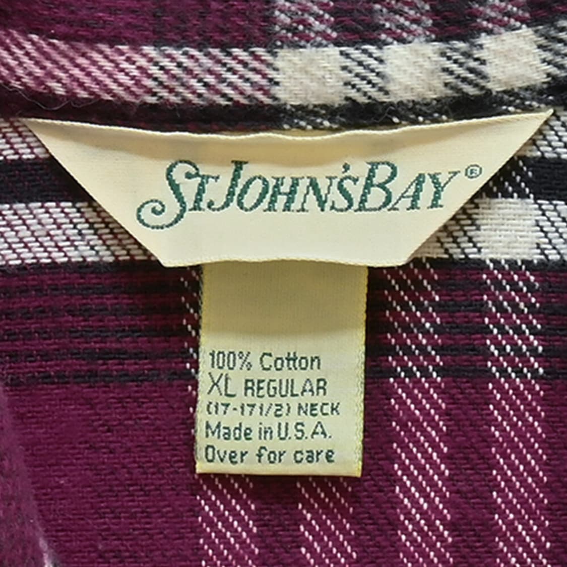 90s St Johns Bay 세인트 존스 베이 빈티지 플란넬 셔츠 상품이미지5