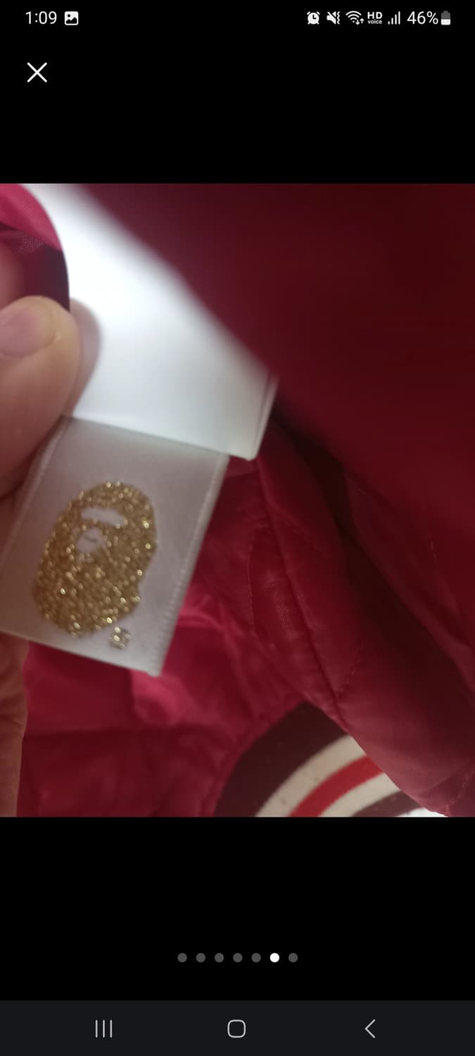 BAPE 바시티 자켓 판매합니다
S사이즈 레어템 상품이미지6