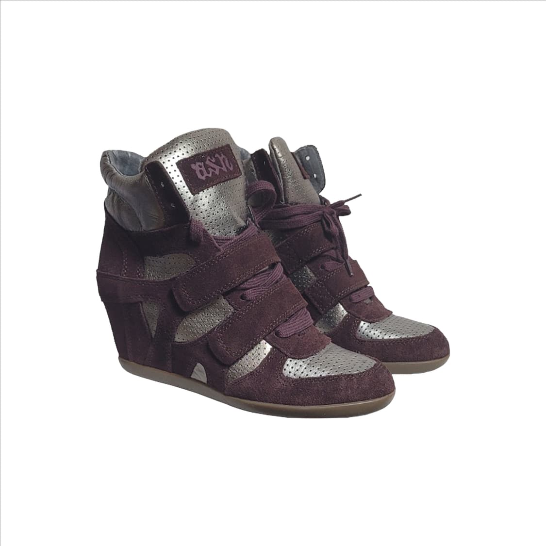 아쉬 ash 하이탑 웨지힐 버건디 39 250 255 상품이미지4