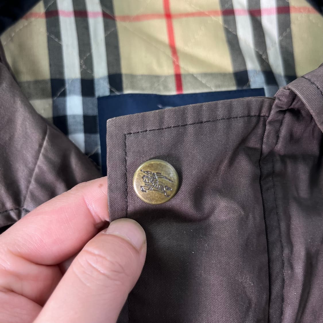 100 버버리 90s 왁스 자켓 상품이미지4