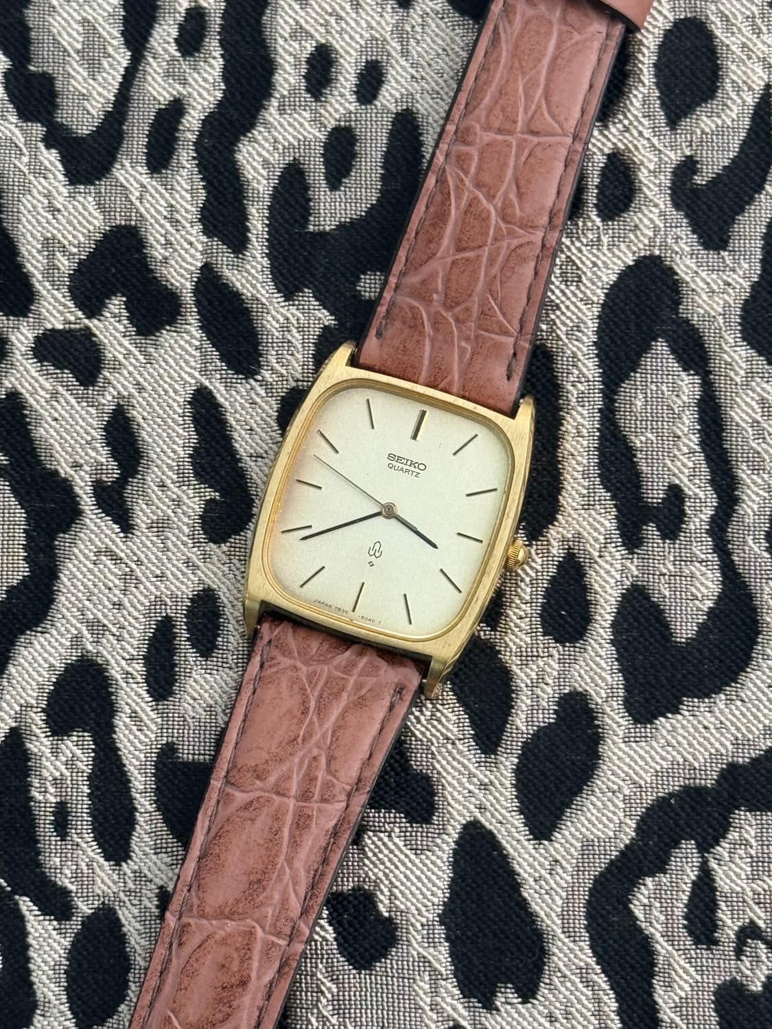 80s 빈티지 세이코 탱크 골드 상품이미지1