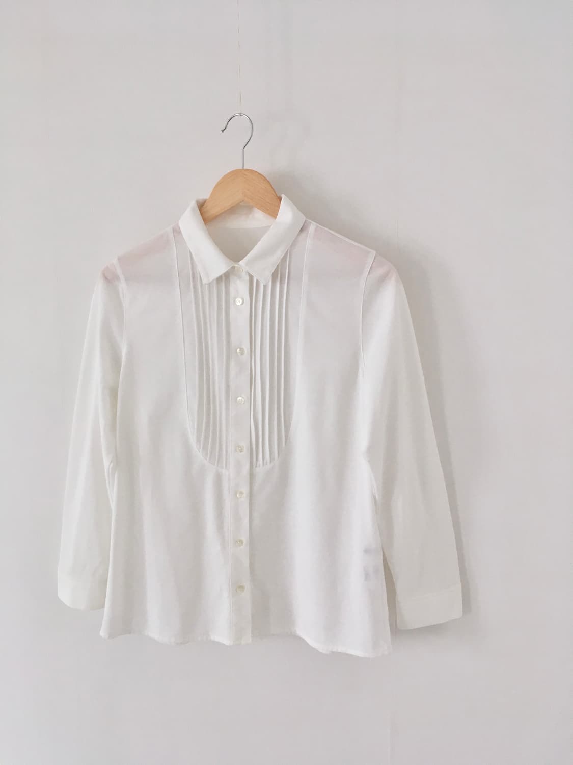 pintuck pique shirt 상품이미지10