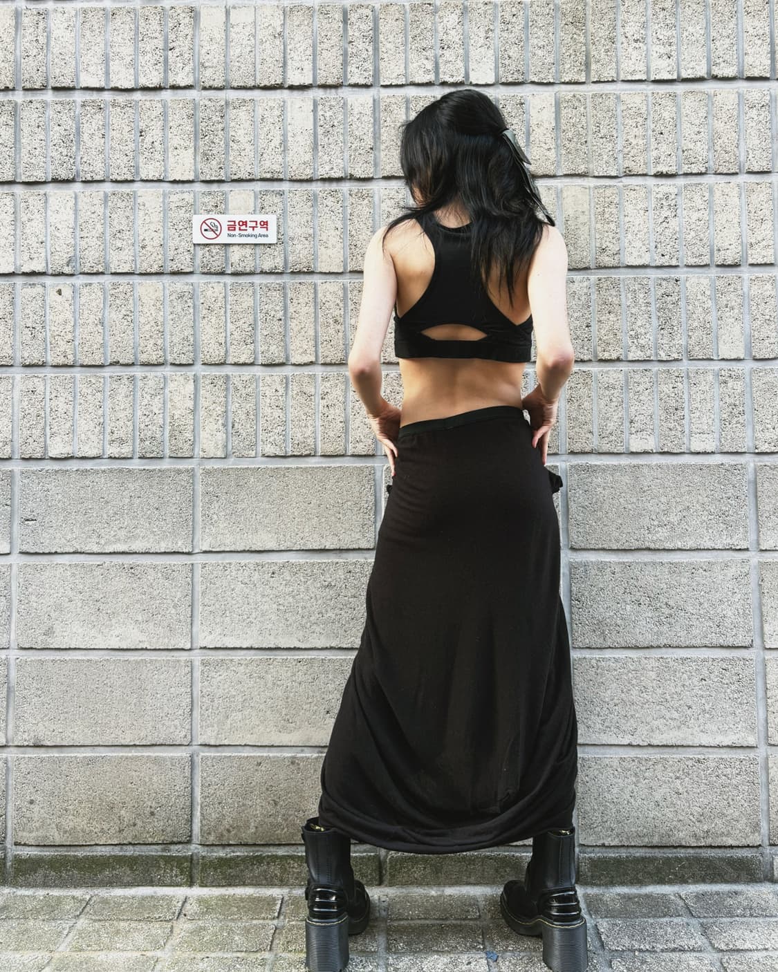 릭 오웬스 드레이프 롱 스커트 상품이미지8