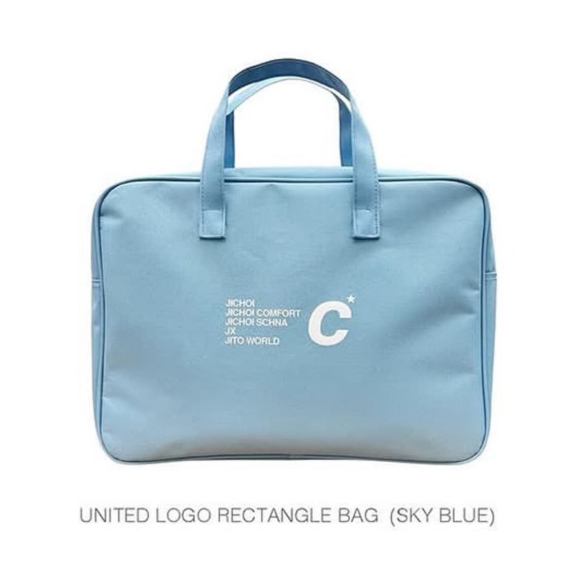 지초이 가방 유나이티드 로고 사각 백 (스카이블루) 상품이미지1