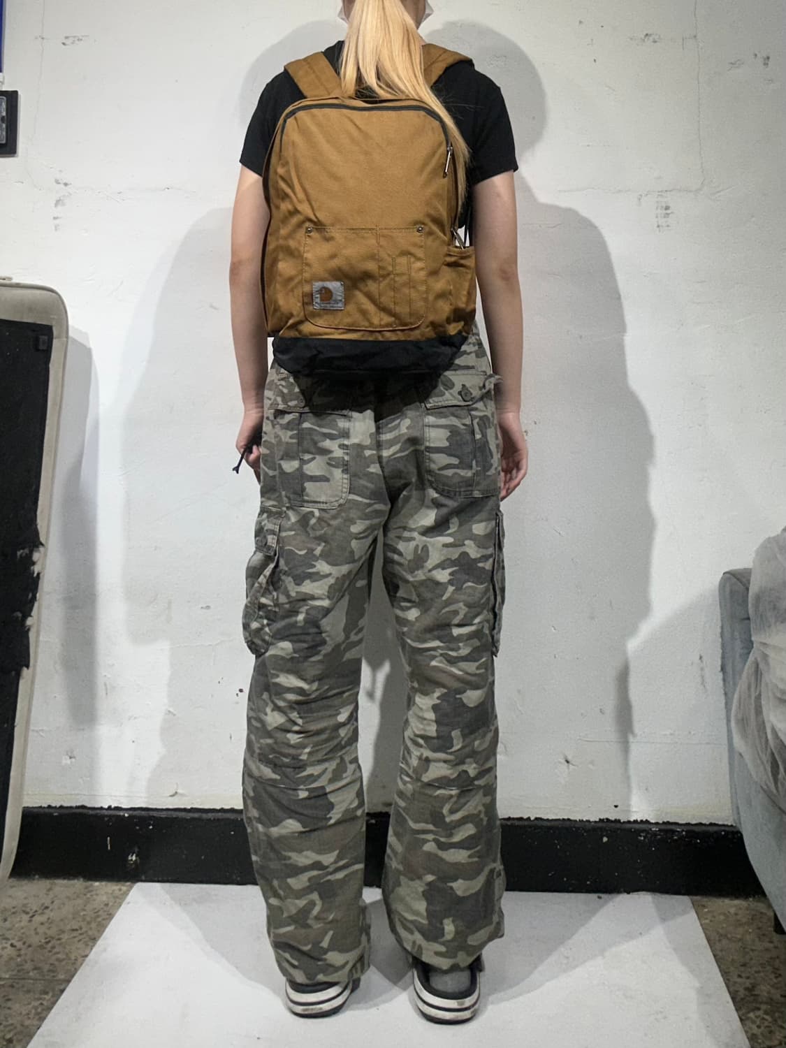 칼하트 된장 컨버스 미니 백팩 가방 책가방  상품이미지3