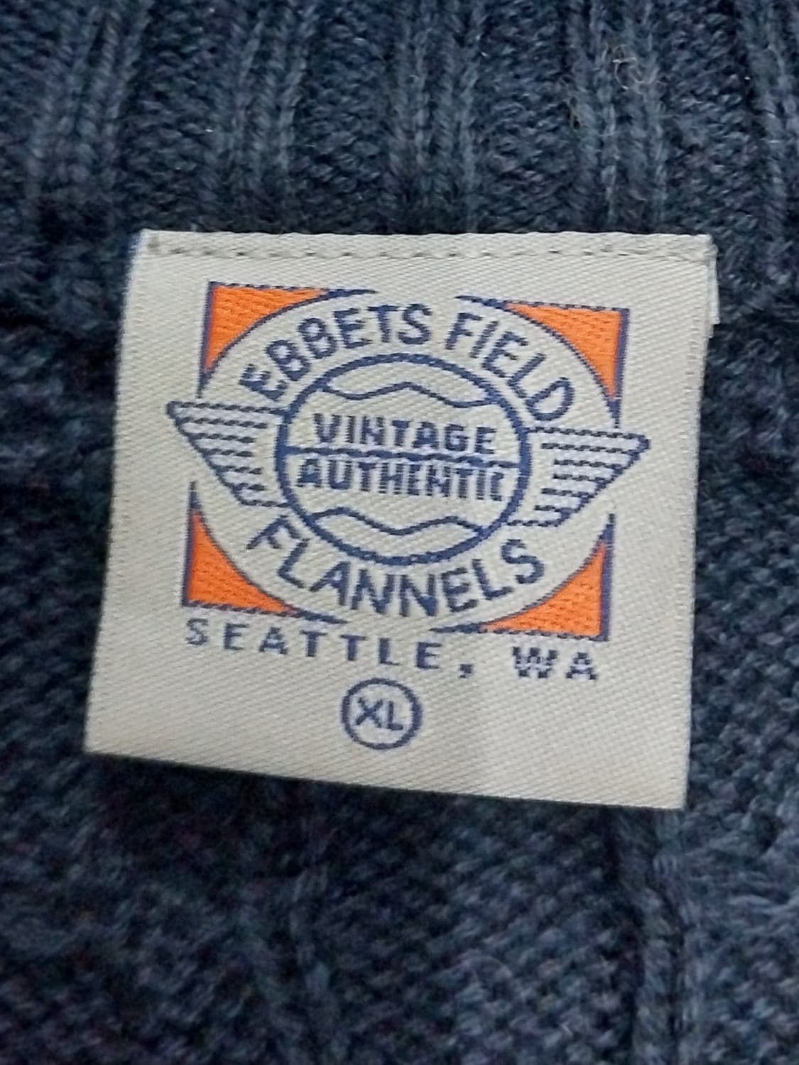 이벳필드 진네이비 케이블 니트 XL 상품이미지2