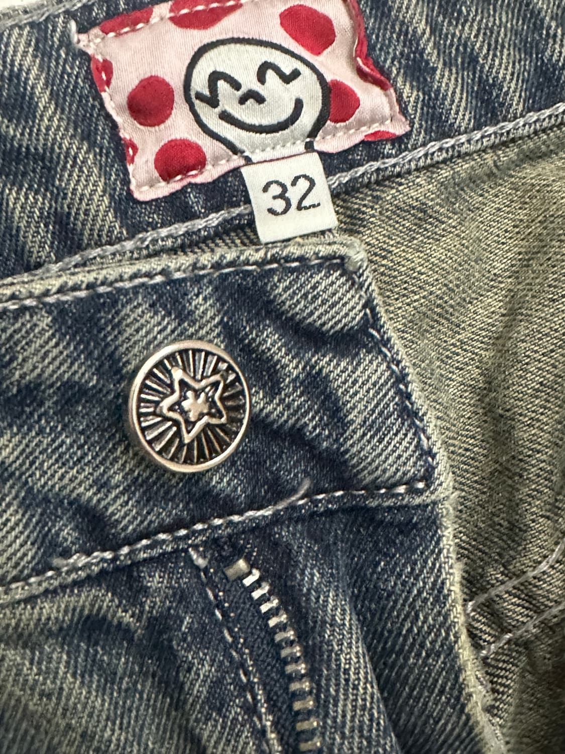 스타팀 워시드 데님 32size 상품이미지4