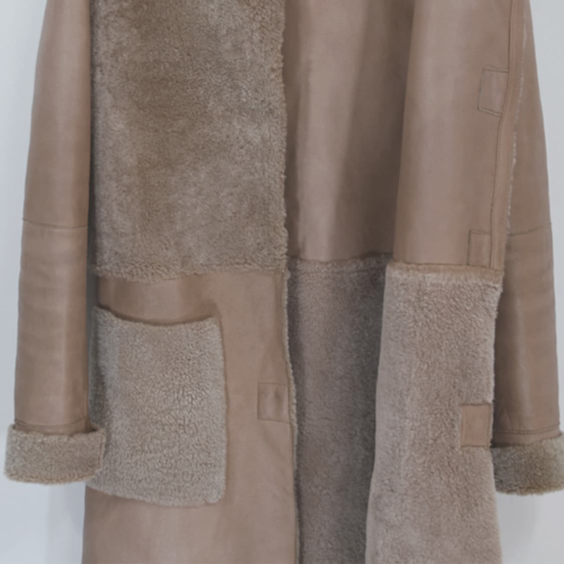 sheepskin 무톤 (양모 시어링) 코트 상품이미지5