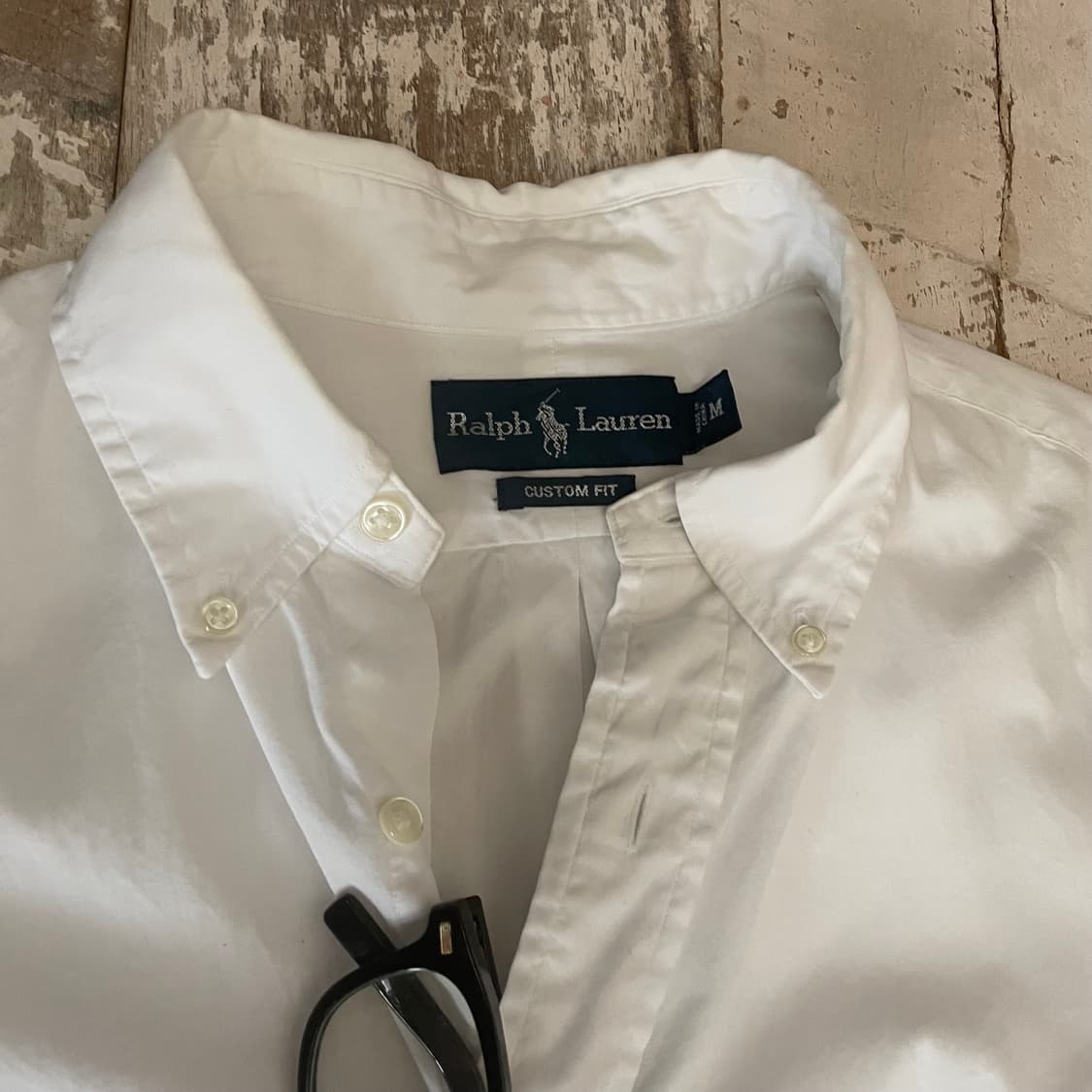 폴로 랄프로렌 화이트 커스텀핏 셔츠 상품이미지8