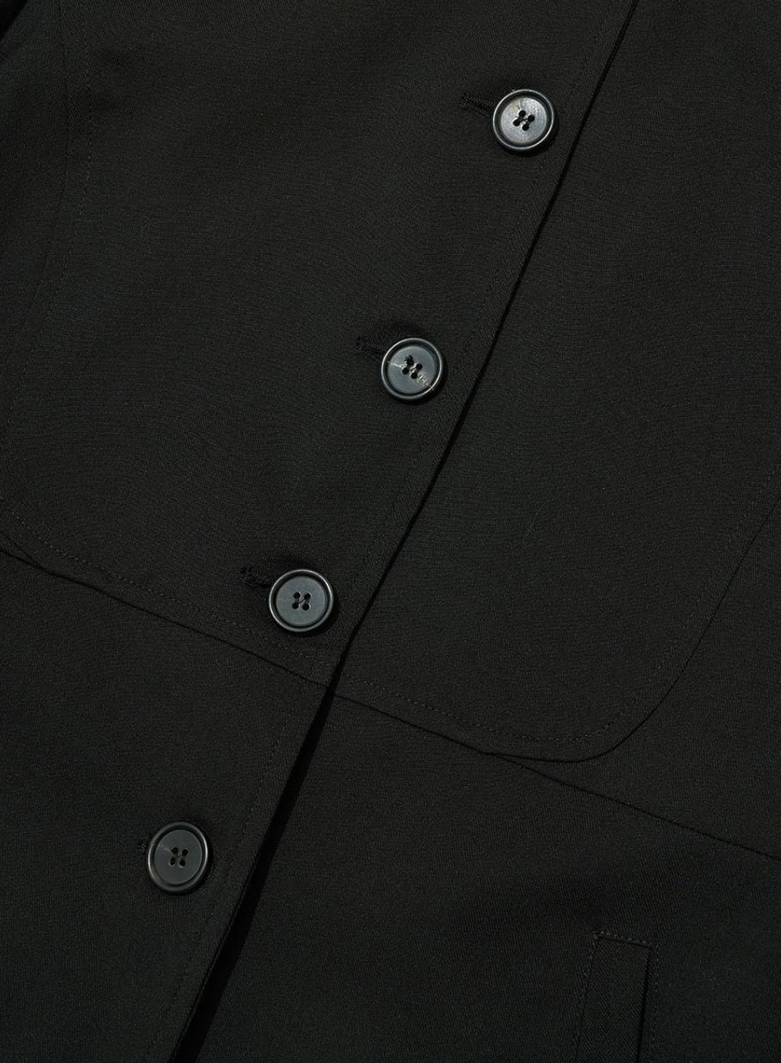 2WAY CLASSIC HALF SHORT COAT_BLACK 상품이미지3