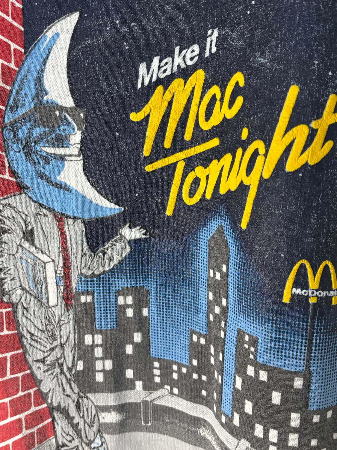 80s USA Mac Tonight 맥투나잇 맥도날드 빈티지 티셔츠 상품이미지6