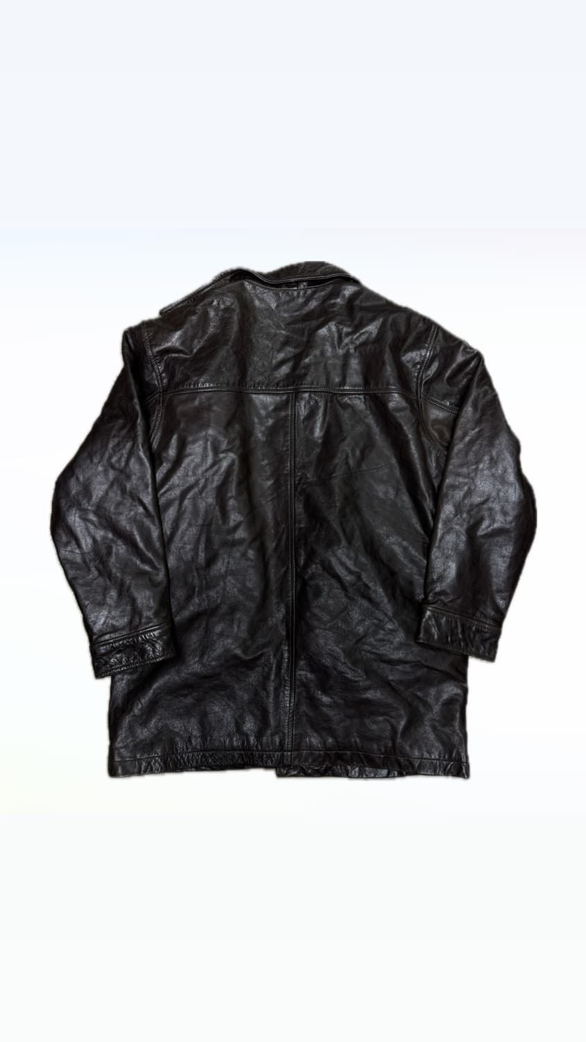 올드 갭 레더 카코트 90s L 다크 브라운 뤡코즈 팔리할리우드 상품이미지4