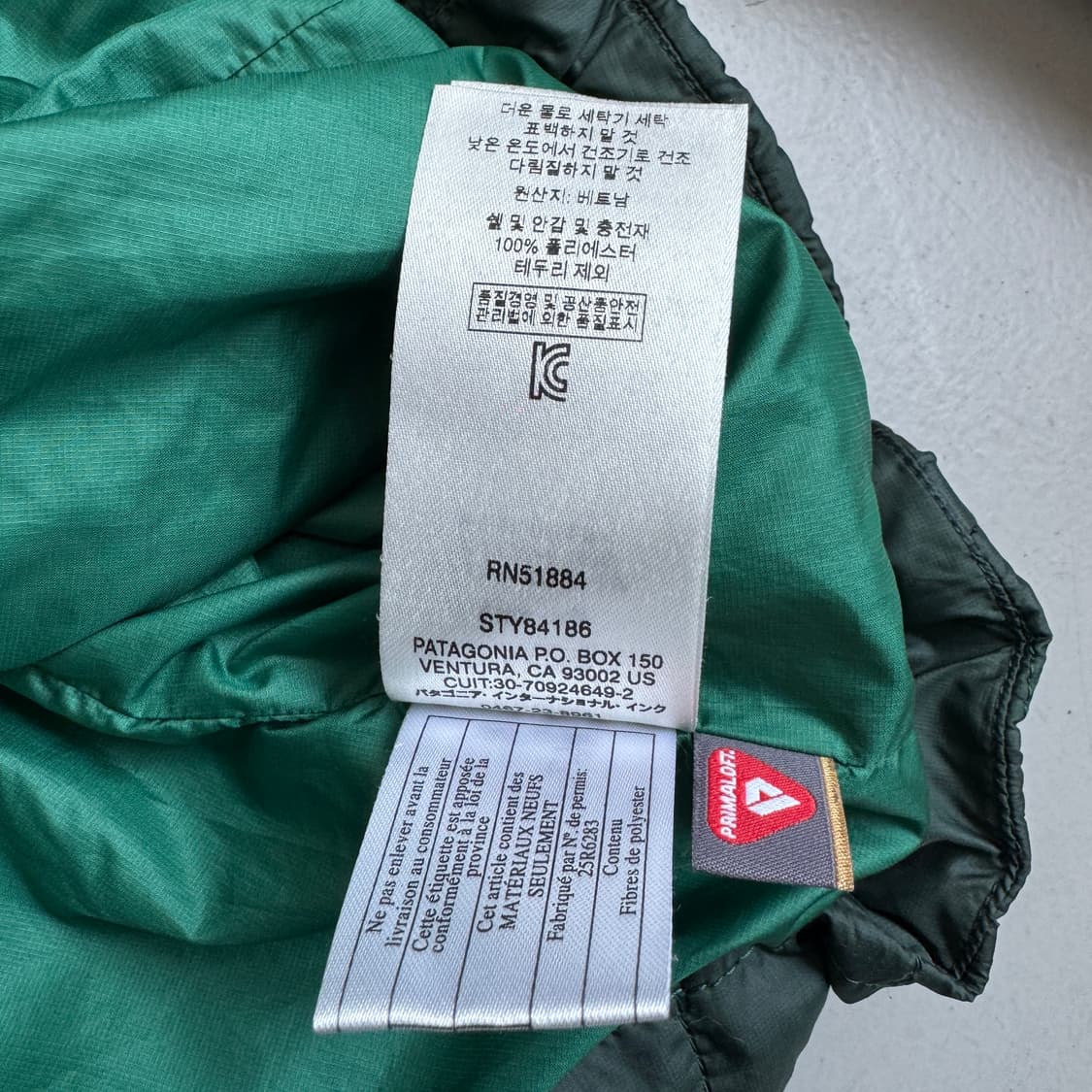 파타고니아 나노퍼프 아노락 경량패딩  상품이미지8