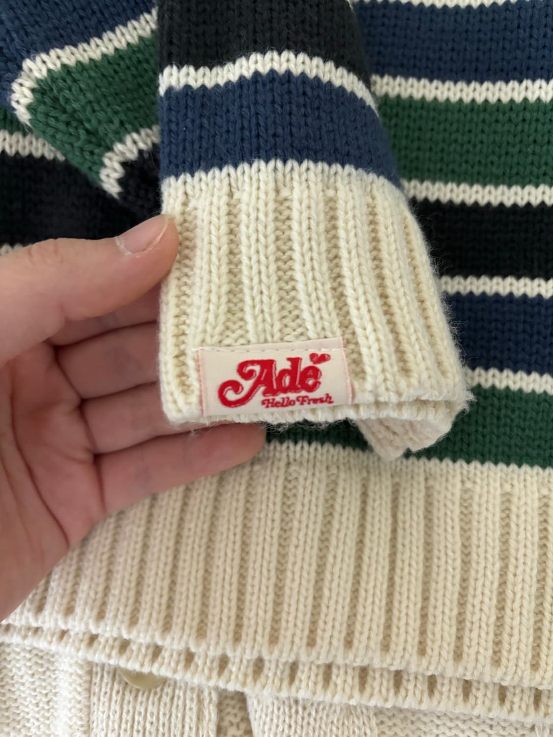 에이드 줄무늬 니트 상품이미지4