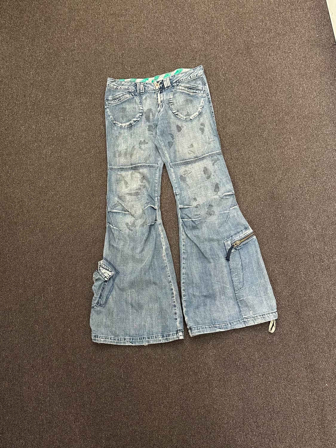 28)55DSL 빈티지 여성 플레어진 상품이미지1