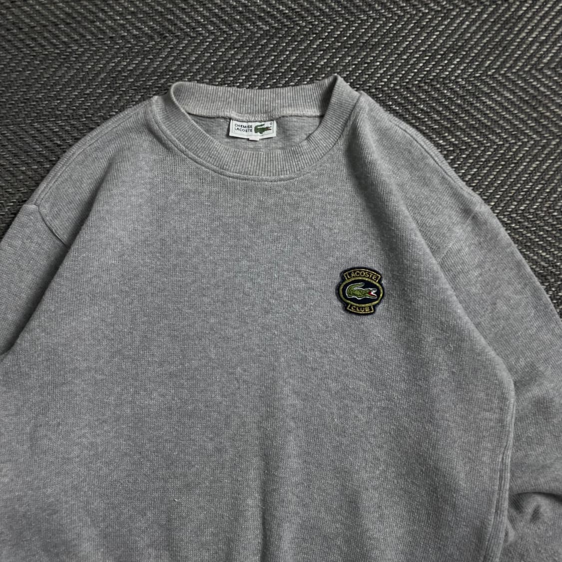 라코스테 아카이브 자수로고 크루넥 스웻 셔츠y 4664 상품이미지5