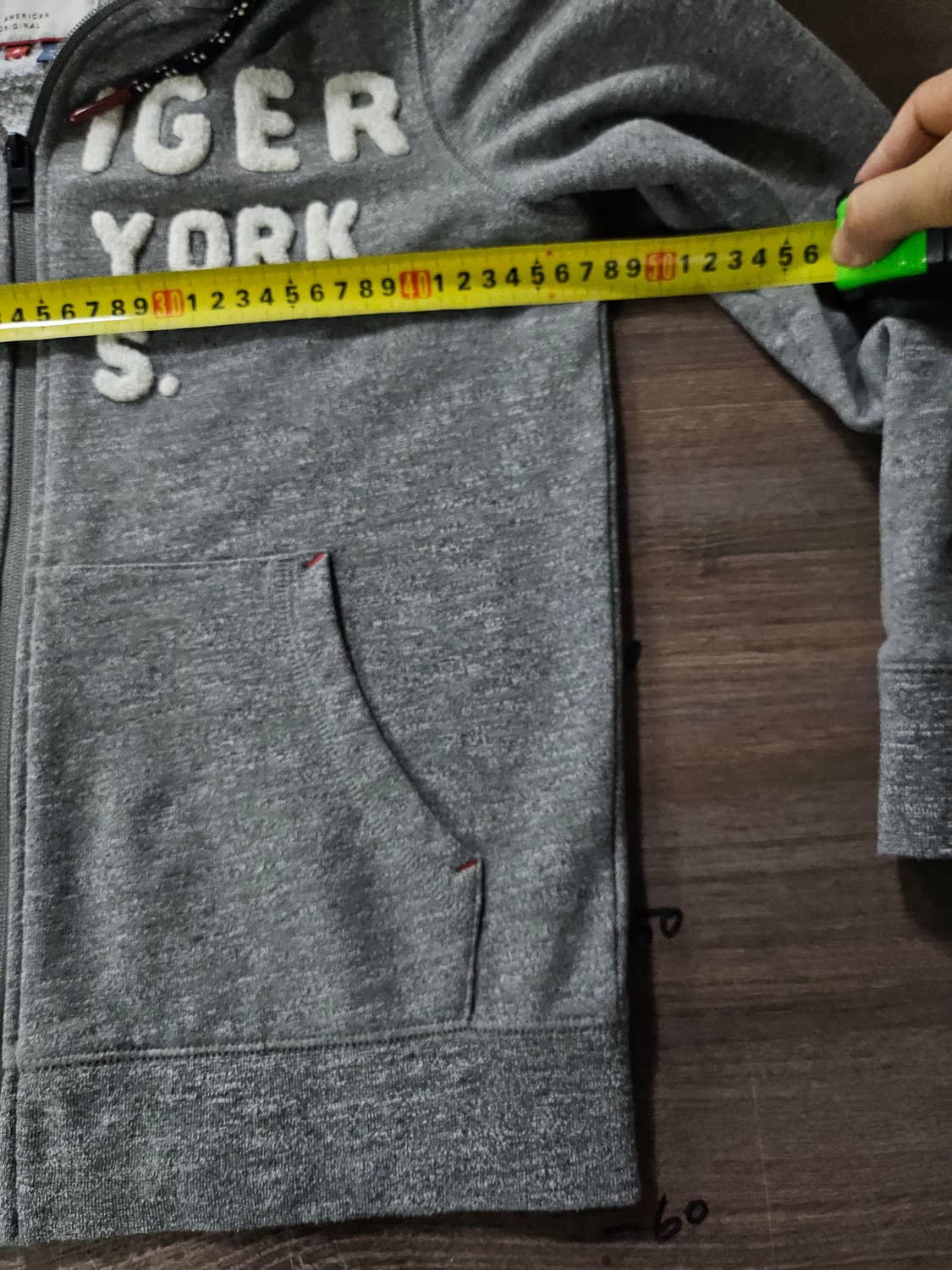 타미힐피거 그레이 후두집업 S 상품이미지5